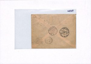 France Cols ALGERIA Cover 1934 *German Air Mail* Oran-Berlin 3f25c Leipzig YV260