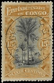 BELGIAN CONGO   #27 USED (6)