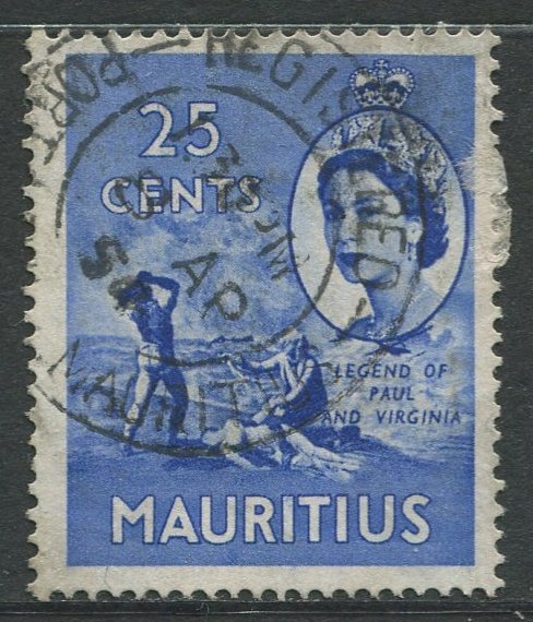STAMP STATION PERTH Mauritius #258 QEII Definitive Issue FU 1953-1954
