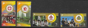 SINGAPORE SG1892/5 2010 ANNIVERSARY'S  MNH