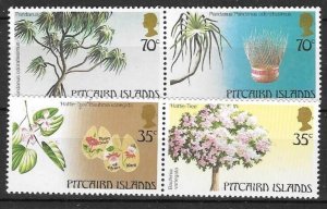 PITCAIRN ISLANDS SG242/5 1983 TREES OF PITCAIRN MNH