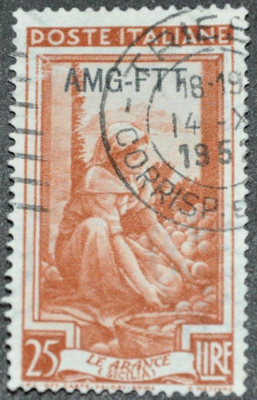 Italian Offices Abroad - Trieste Scott #99  USED