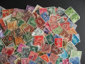 Worldwide perfins mixture of 300 many countries, duplicates,mixed condition