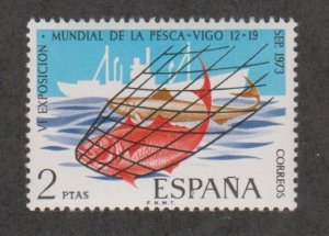 Spain # 1771, Fish in a Net, Mint NH