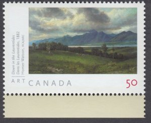 Canada - #2109a Art, Homer Watson, From Souvenir Sheet Perf. 13.3x13.1 - MNH