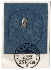 (I.B) QV Revenue : Impressed Duty 10/- (Hampshire 1850)