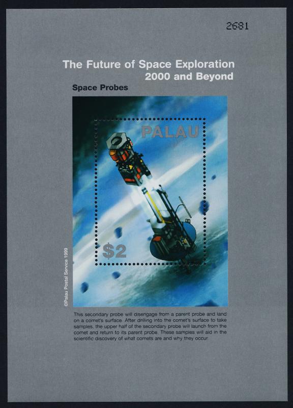 Palau 533-7 MNH Future Space Craft, Future of Space Exploration