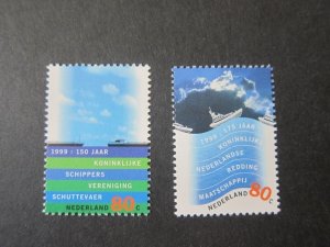 Netherlands 1999 Sc 1027-28 set MNH