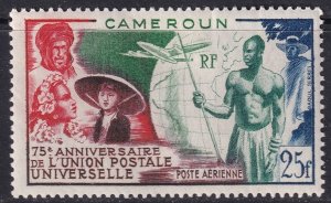 Cameroun 1949 Sc C29 air post MH*