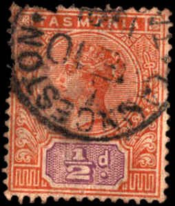 Australian States - Tasmania #76, Incomplete Set, 1892-1899, Used