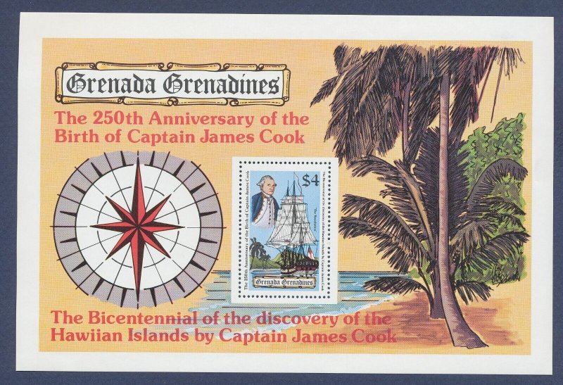 Grenada Grenadines - - MNH S/S - Captain James Cook - 1978