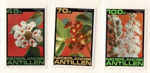 Netherlands Antilles #467-71 MNH cpl flowers