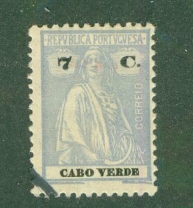 CAPE VERDE 183b USED BIN $0.55