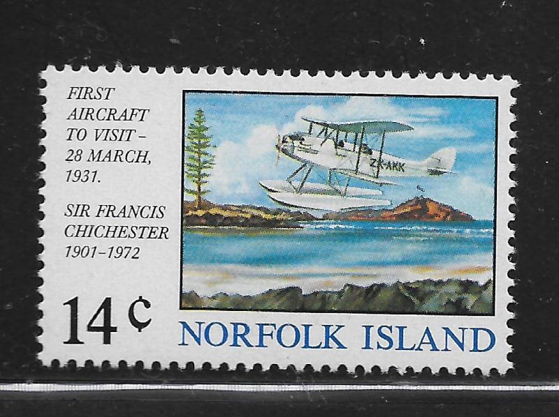 NORFOLK ISLAND,174, MNH, AIRCRAFT