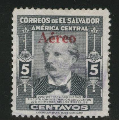 El Salvador Scott C118 used 1948 airmail stamp