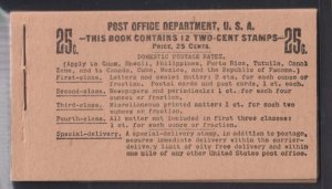 US Booklets #BK14 MintNH