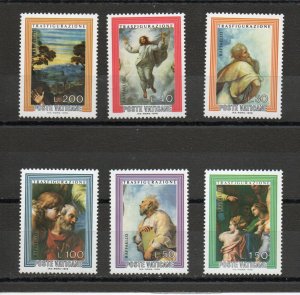 Vatican City 595-600 MNH