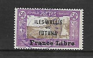 WALLIS & FUTUNA ISLANDS, 108, USED, 1941-43 ISSUE OVERPRINTED