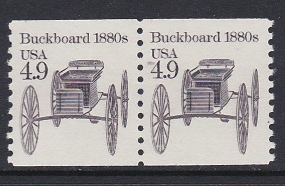 2124 Buckboard Coil Pair MNH