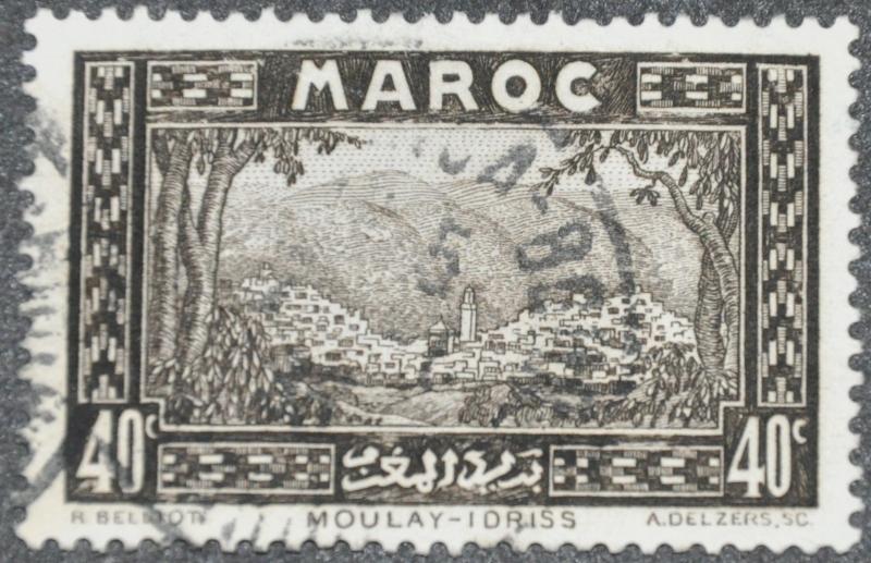 DYNAMITE Stamps: French Morocco Scott #133  USED