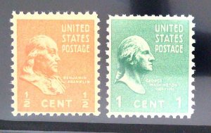 Scott #803-834 VF - Prexie Set - MNH - 1938