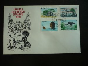 Stamps - Nauru - Scott# 166-169 - First Day Cover