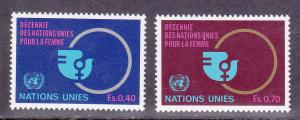 United Nations - Geneva # 90-91, Mint Never Hinged Set