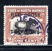 North Borneo  #B14 Used VF,  CV $14.00 ....   4450142