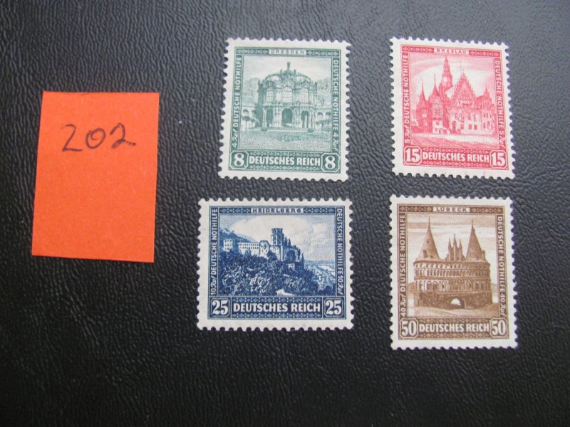 Germany 1931 MNH B38-41 SET  VF/XF 240 EUROS  (202) NEW COLLECTION