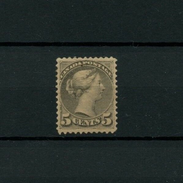 Small Queen #42 VF MH Cat $300+ Canada mint