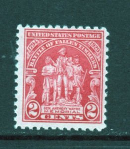 Scott#  680  unused Hinged  OG