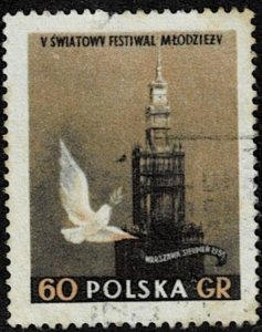 1955 Poland Scott Catalog Number 690 Used