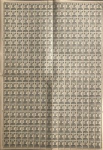 PAKISTAN 1947 KGVI OVERPRINT 3PS FULL SHEET OF 320 STAMPS (MNH) HIGH C.V