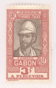 Gabon, Scott #J22, MH