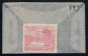 Philippines 543 Used FDR with stamps 1950 (P0185)