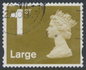 GB   1st Large Machin  SG 2657 Used  SC# MH382  see scans