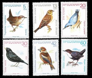 Bulgaria #3281-3286  MNH - Birds (1987)