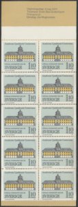 Sweden #1209a MNH Complete Unexploded Booklet cv $8