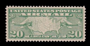 US c9, MNH XF-SP