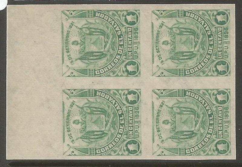 El Salvador SC 146 Imperf Block of 4 MNH (1cqs)