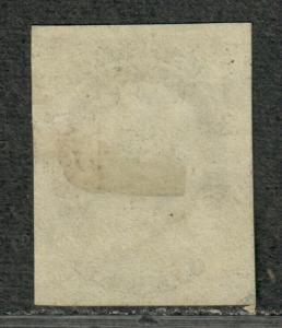 US Sc#9 Used, Pos 5L1 Doporto Cert, Jumbo Superb App, Tiny Crease, Cv. $115+