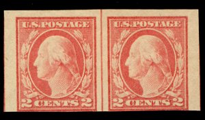 US #482 VF/XF OG NH, Line Pair, super fresh