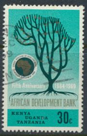 Kenya Tanzania Uganda KUT SG 268 SC # 205 Used Development Bank details 