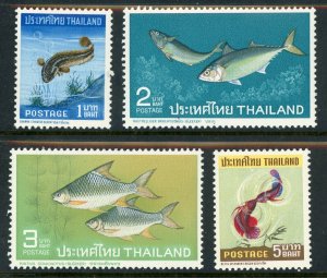 Thailand 1967 Fish Set Scott # 464-467 MNH V504 ⭐⭐⭐