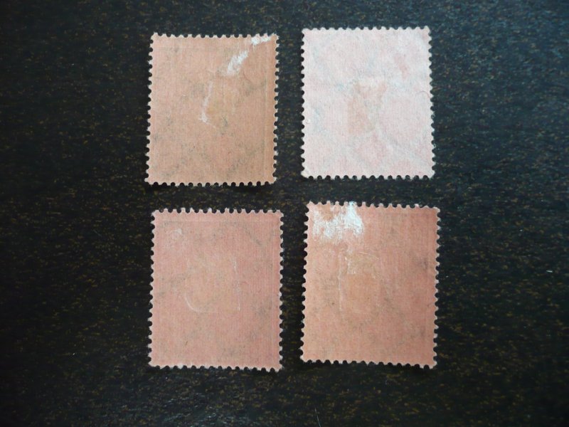 Stamps - Germany - Scott# O17,O19-O21 - Mint Hinged Partial Set of 4 Stamps