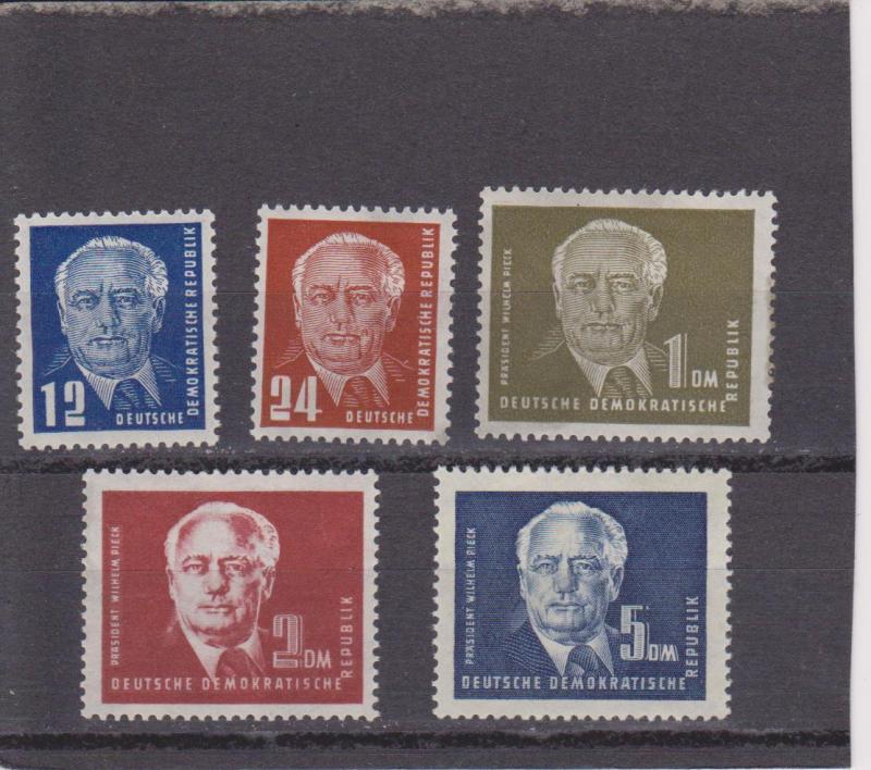 German Democratic Republic, GDR 54-57A  Mint Hinged 