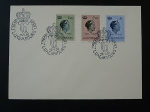 royalty Queen of Luxembourg FDC 1959