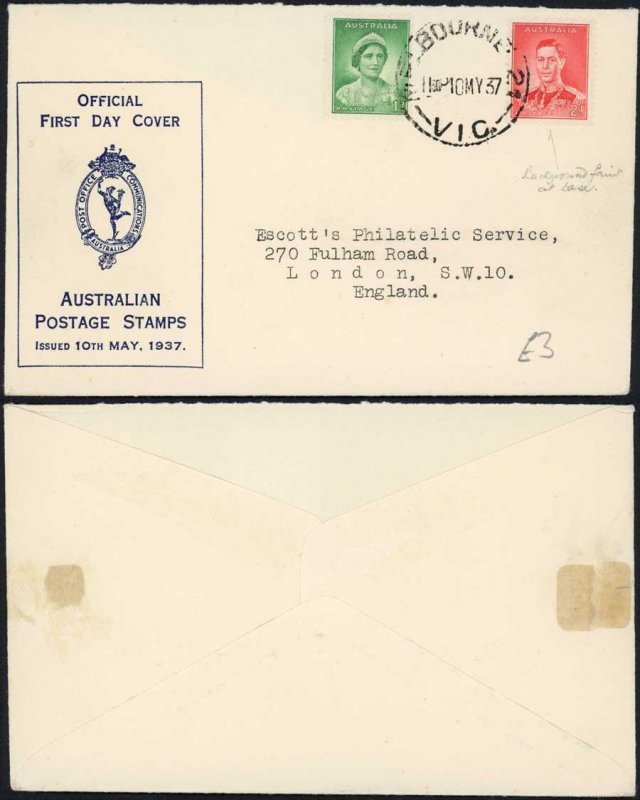 Australia KGVI FDC Cover