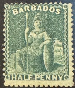 DP Stamps Barbados 1874 SC 44 MLH
