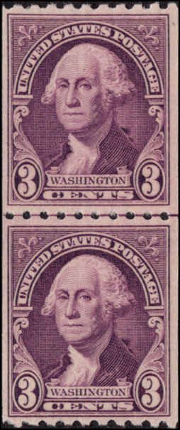 US #722 WASHINGTON MNH LINE PAIR